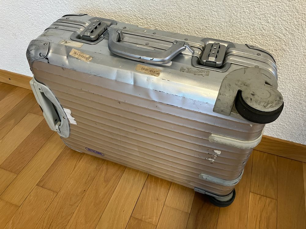 Rimowa Topas Alu Koffer Handgepäck Cabin S 2 Rollen Vintage (Gebraucht ...