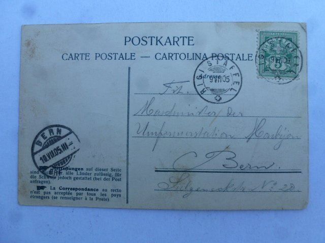 Cartoline postali: Ansichtskarte Gruss vom Rigi 1905 – Usato da Walkringen venduto da Casablanca777 1