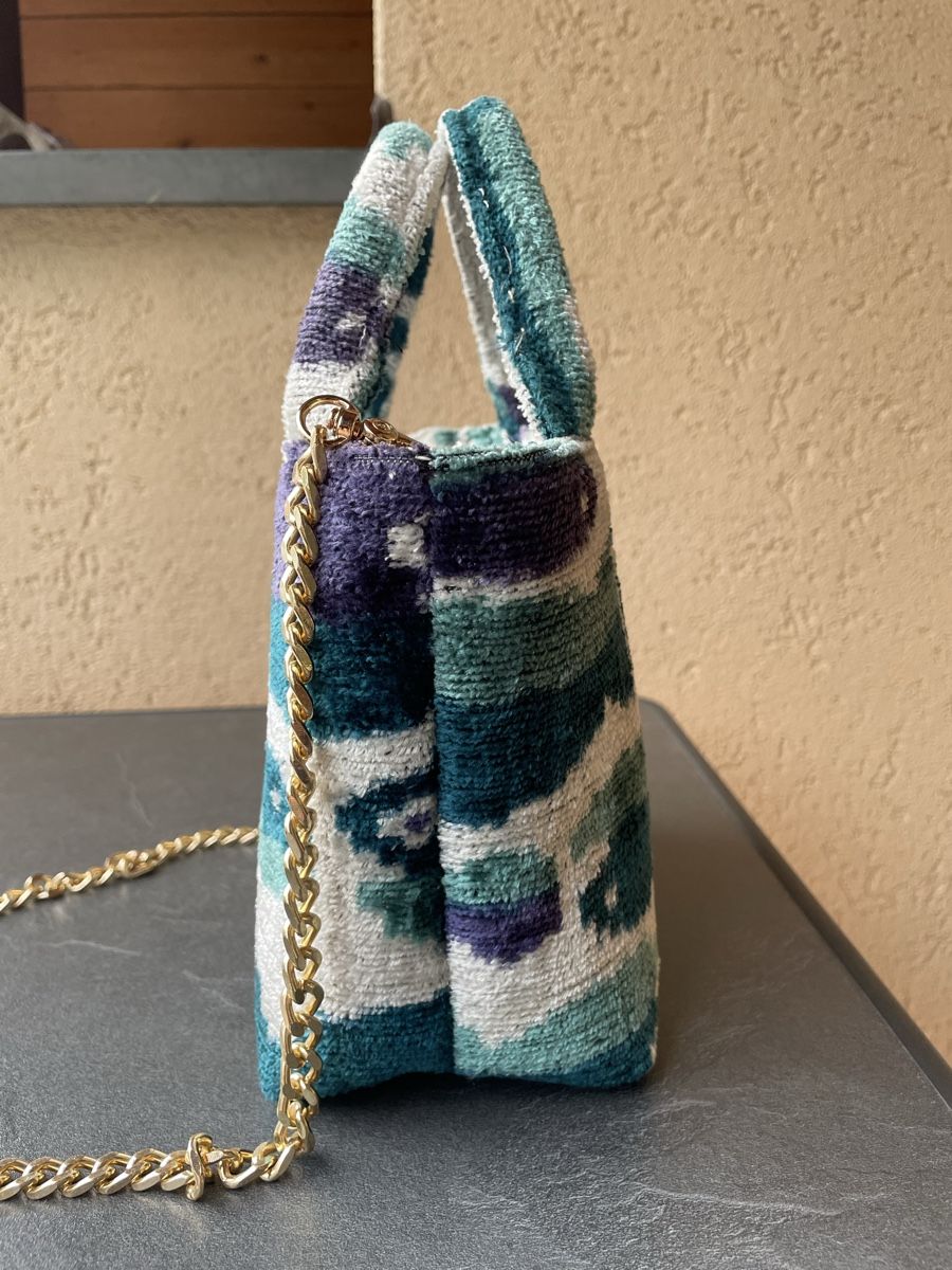 Borse da donna: Elektra’s Workshop Handmade Seidentasche, Ikat-Muster – Nuovo (secondo la descrizione) da Dallenwil venduto da nay_2mht 6