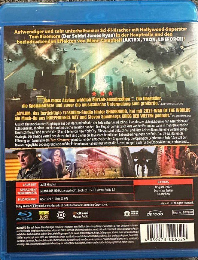 Tutti i DVDs: 3 Blu-rays Krieg der Welten Top Zustand – Usato da Beringen venduto da Mantafisch1 5
