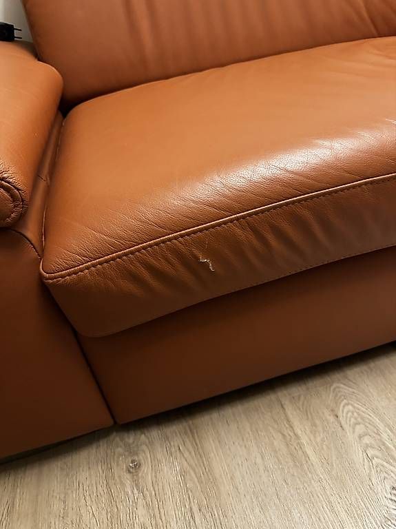 Divani: Sofa 3 Sitzer Echtleder Cognac  – Usato da St. Gallen venduto da lea_hq2w 4