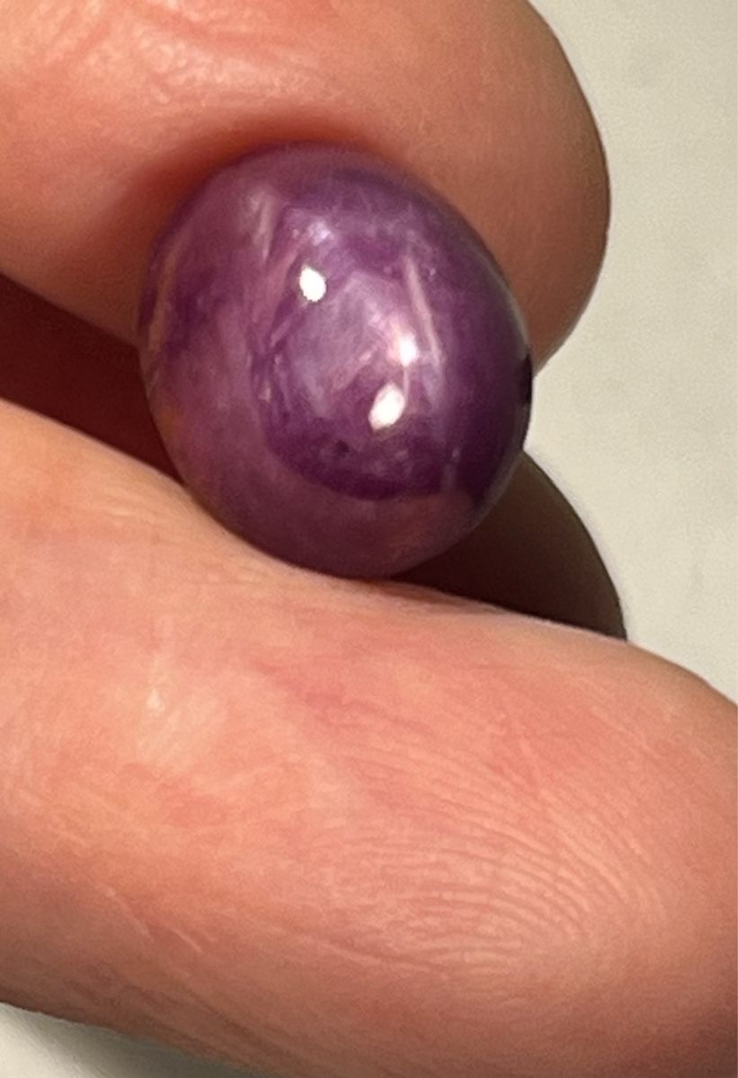 Edelsteine: Rubis Etoilé Naturel Cabochon Ovale, Inde, 11ct – Gebraucht aus Genève von DELIRBEADS 5