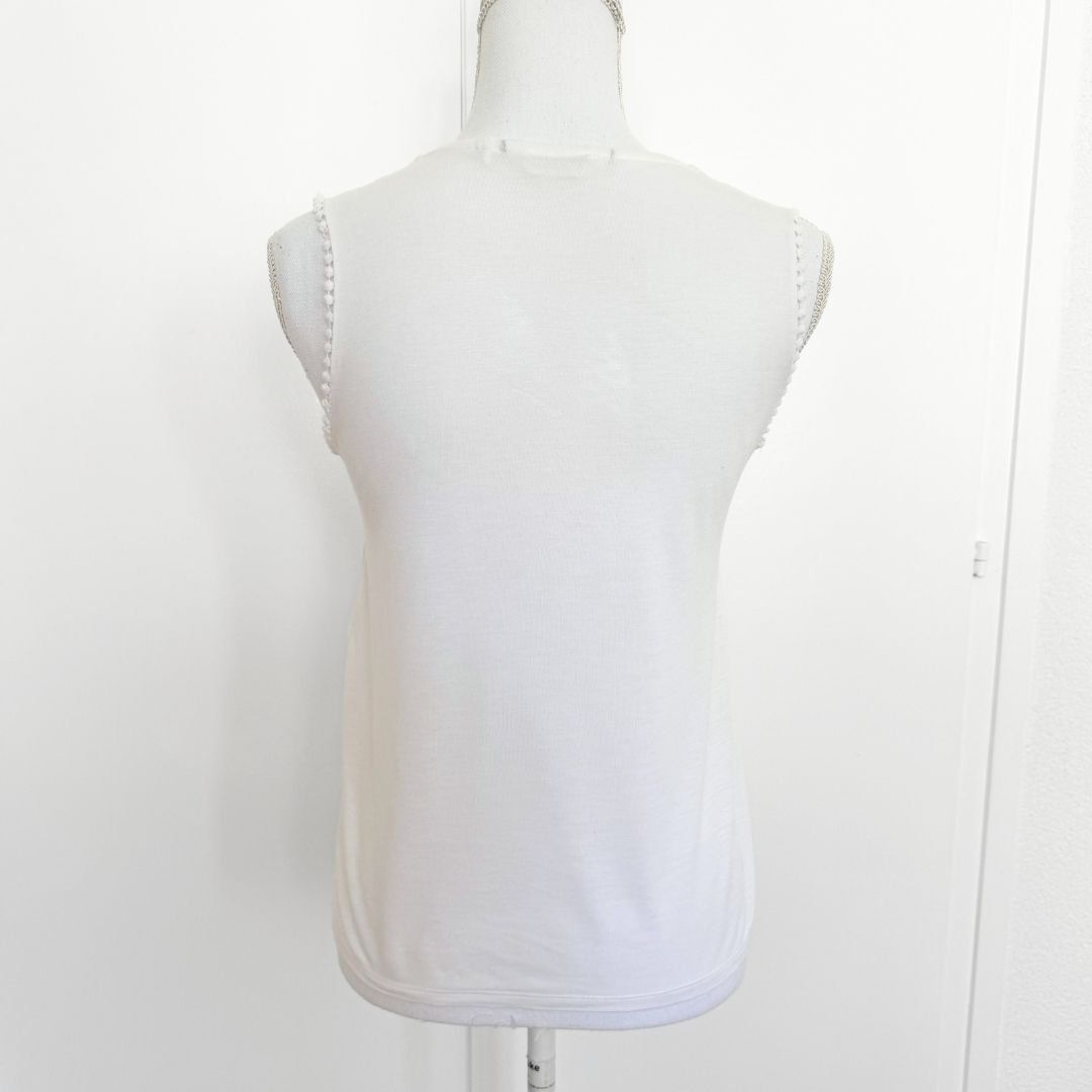 Nafnaf Top: NAF NAF Top Blanc - Taille XS – Usato da Vevey venduto da secondlifevevey 2