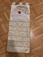 Calendrier de l'Avent Père Noël en tissu - Déco Noël