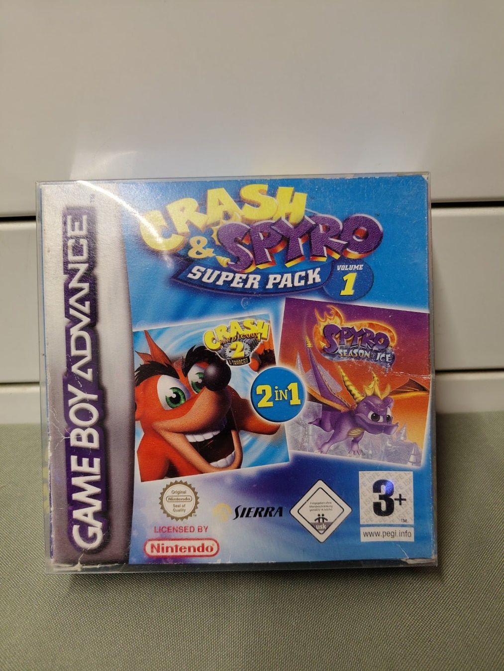 Nintendo Spiele: Jeu GameBoy Advance Crash et Spyro Super Pack 1 – Gebraucht aus Saxon von dan_drn5