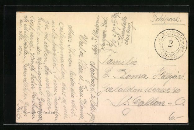 Cartoline postali: AK Aarberg, Platz im Stadtkern, 1928 – Usato da Berlin venduto da bartko-reher 1