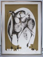 Paul Cartier (1928-2018) Original Lithographie abstrakt