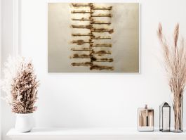 Bernard Aubertin – Dessin de feu – 100 x 70 cm – Jahr 1974
