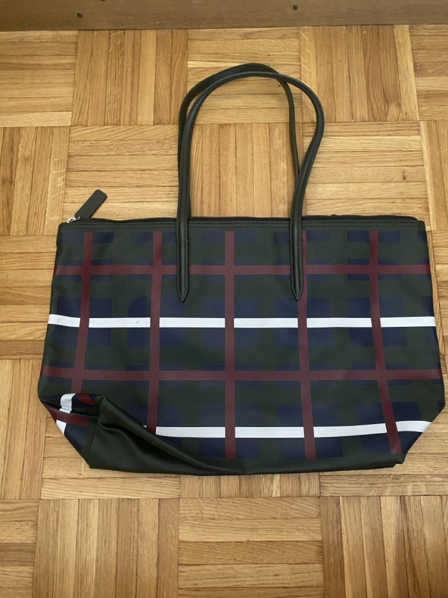 Lacoste Taschen für Damen: Sac cabas Lacoste motif écossais – Gebraucht aus Onex von AlisonH 1