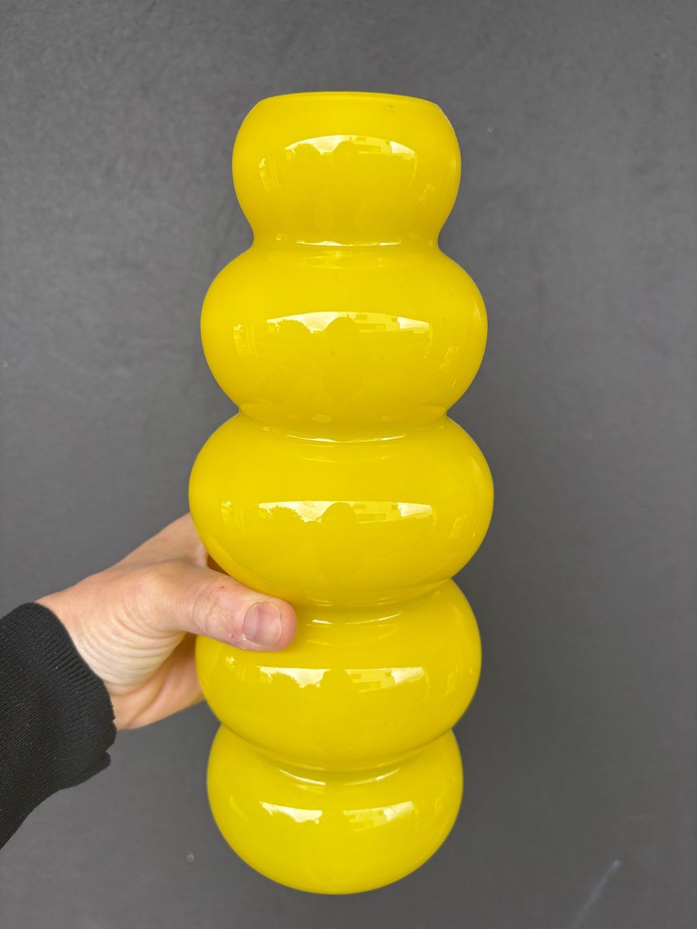 Ikea Vasi & Recipienti: Vintage IKEA Vase, yellow glass – Usato da Steinhausen venduto da ChromeVintage 6