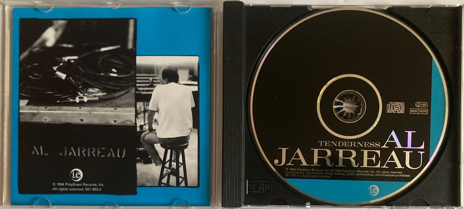 CDs: AL JARREAU - TENDERNESS – D'occasion à Poliez-Pittet par Newtown-Records 2