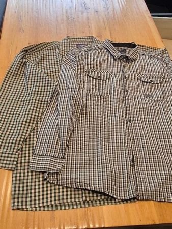 3XL - Grösse, 2er SET Langarm Hemden für Herren