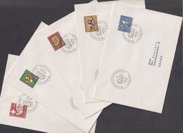 Pro Patria Serie1956: Gestempelt Ersttag: Bern 31.V.58