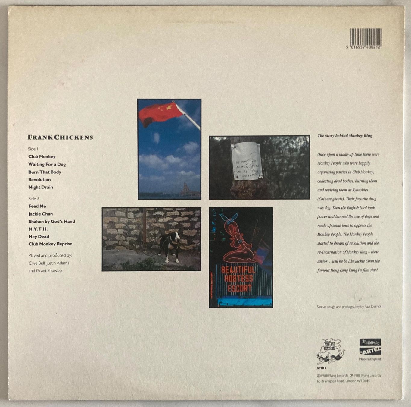 Dischi in vinile: FRANK CHIKENS - CLUB MONKEY – Usato da Poliez-Pittet venduto da Newtown-Records 1