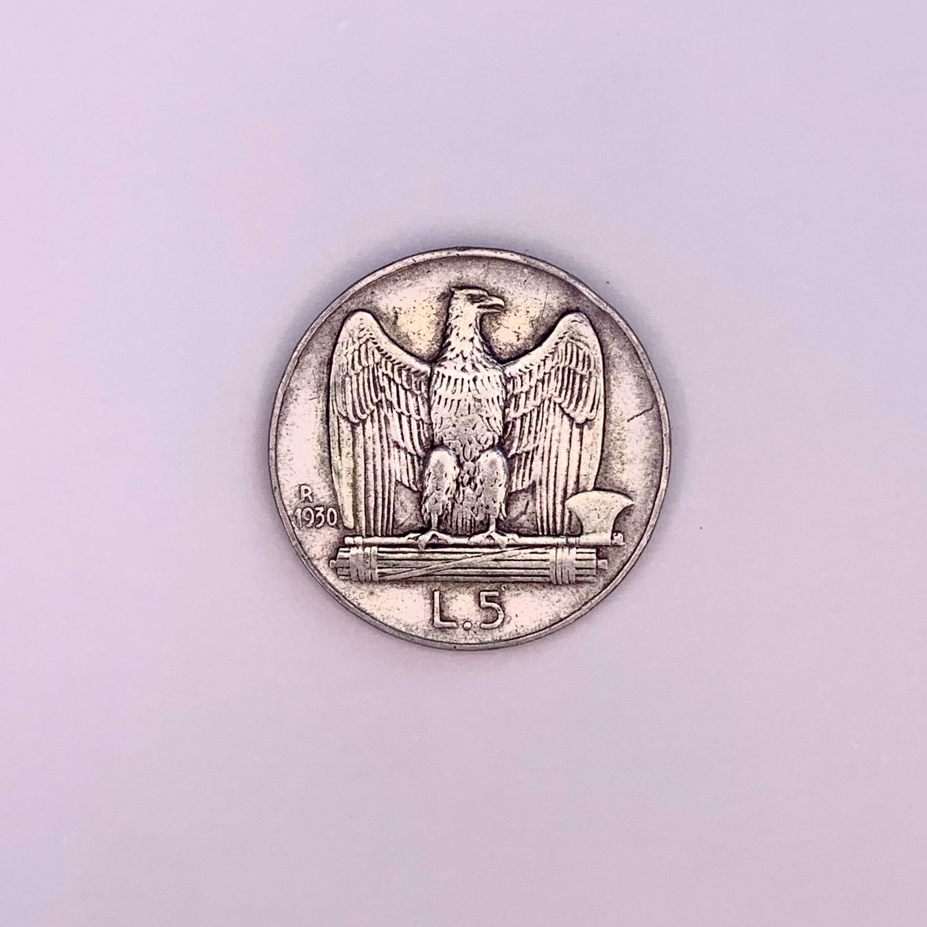 Tutti le monete: Italie 5 lires 1930 Silver – Usato da Genève venduto da subermarket