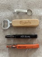 Lot de 4 ouvre-bouteilles / décapsuleur Carlsberg Piccini