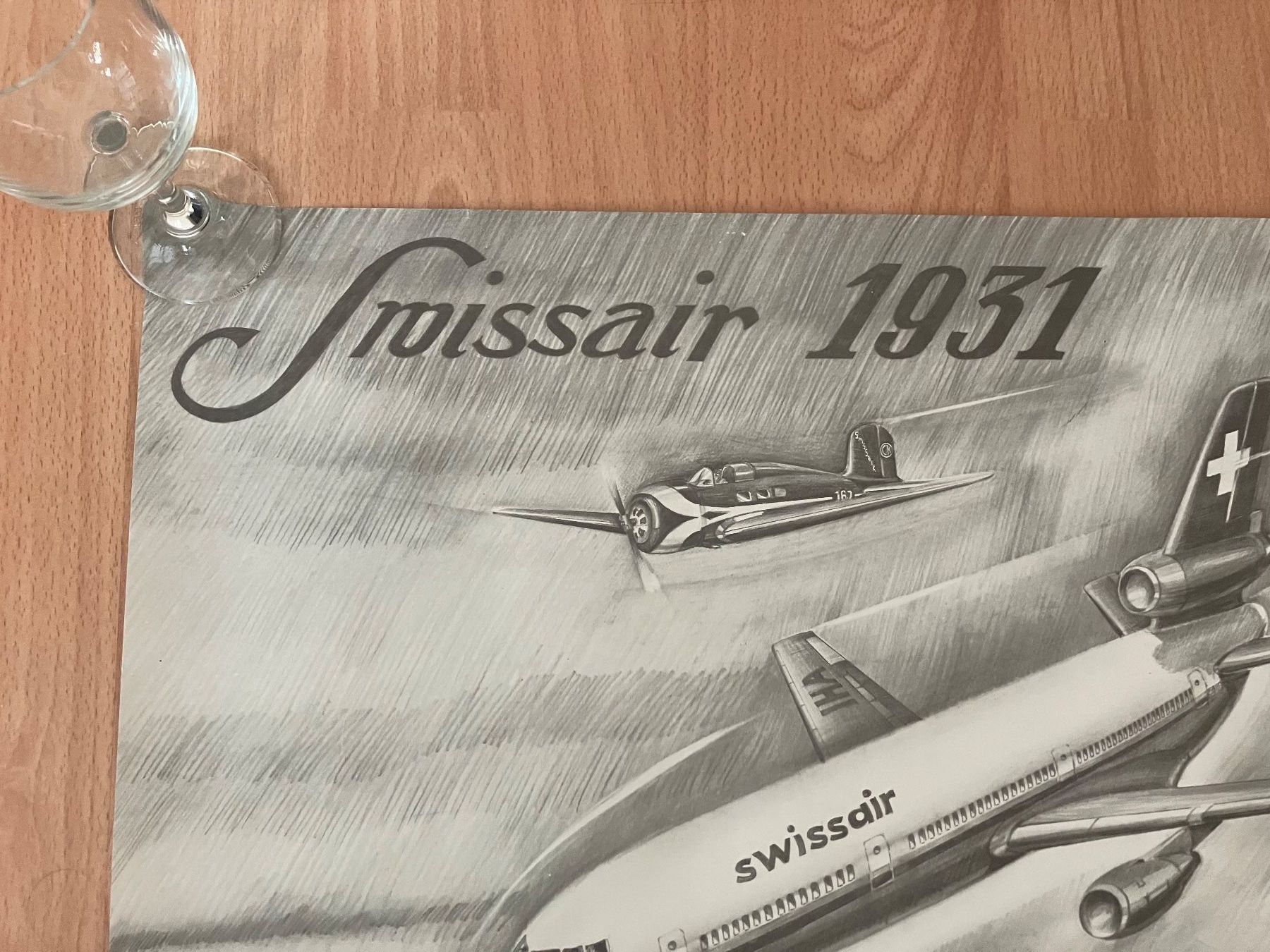 Foto & Immagini: Swissair Plakat 50 Years Nice! – Usato da Zürich venduto da Classic_Collection_Zurich 2