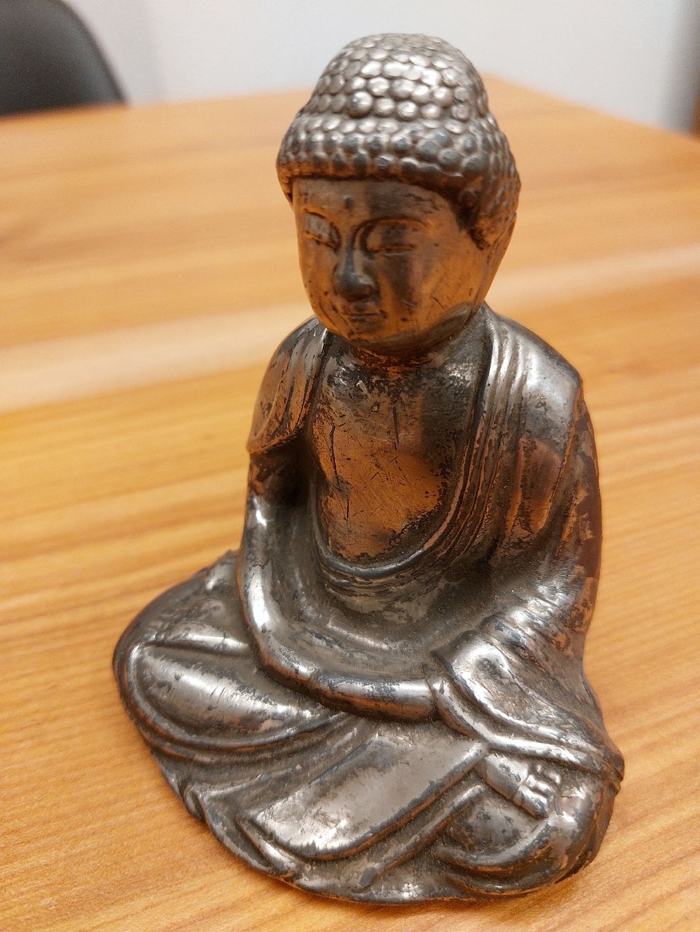 Skulpturen & Statuen: antike Buddha mit zeichen I'm Rūcken – Gebraucht aus Ganterschwil von HeidiuPeter 6