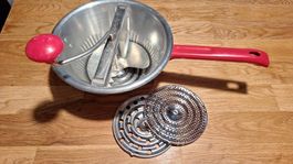 Küchenhelfer, Vintage- Passe-vite - Passe-Rapide 3 Einsätzen