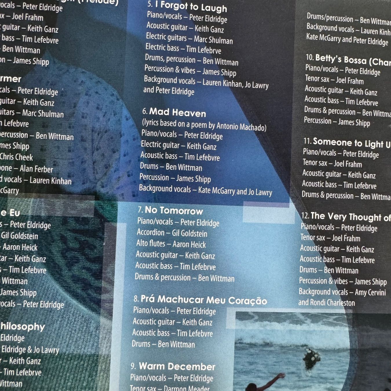 CD: Peter Eldridge - Mad Heaven (CD) 2011 w. Tim Lefebvre – Usato da Zug venduto da Mirare9 1