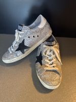 Baskets Golden Goose Superstar paillettes argent taille 38