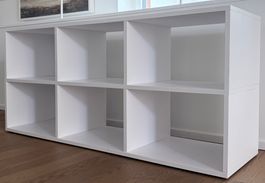 Tylko Bücherregal weiss – 138 × 63 × 40 cm