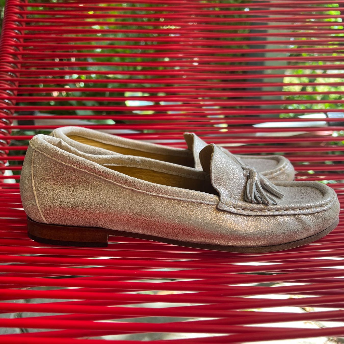 Damenschuhe: Mokassin Gold von Capriccio – Gebraucht aus Zürich von sob_89m7