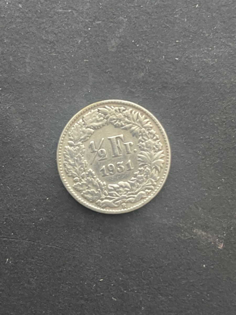 Alle Münzen: -.50 Silber CH Jahr 1931 – Gebraucht aus Meierskappel von Hala03 1