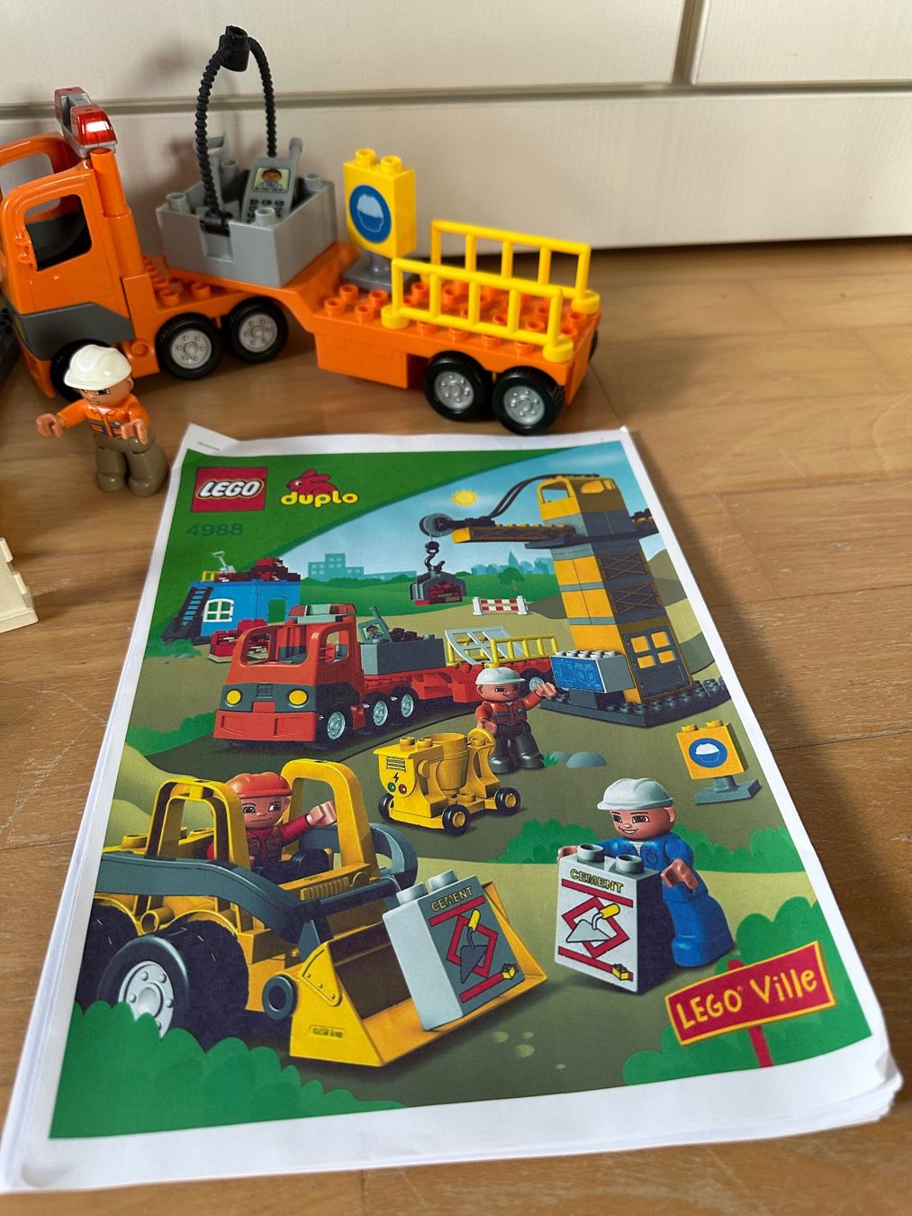 Lego Kit di costruzioni: Lego Duplo 4988 - Großbaustelle – Usato da Ziefen venduto da elika 3