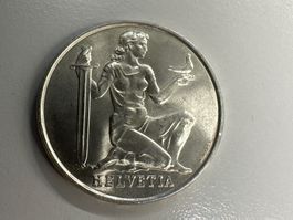 5 Fr. Silber Schweiz Wehranleihe 1936