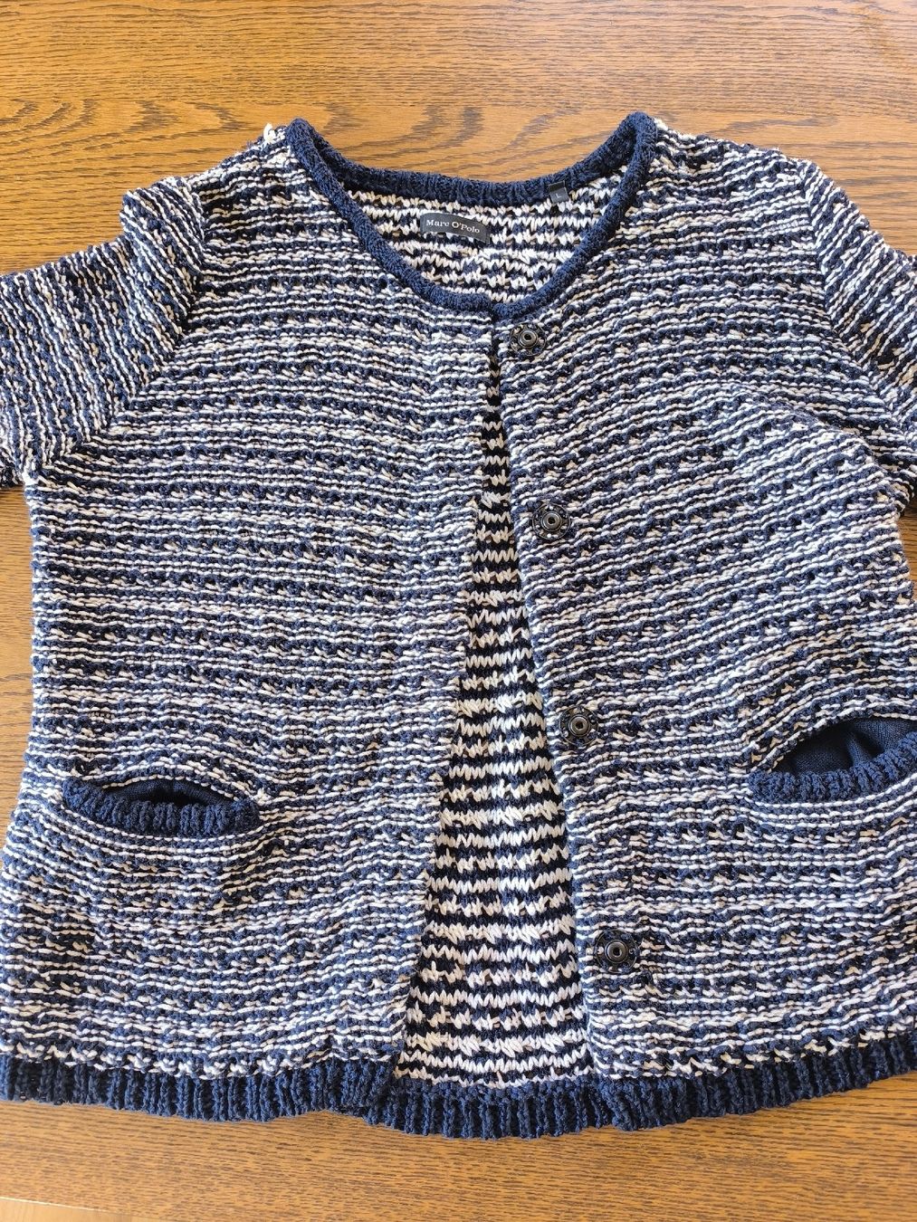 Marc O'Polo Giacche: MARC O POLO Strickjacke blau,L – Nuovo (secondo la descrizione) da Schaffhausen venduto da gab_v5qf