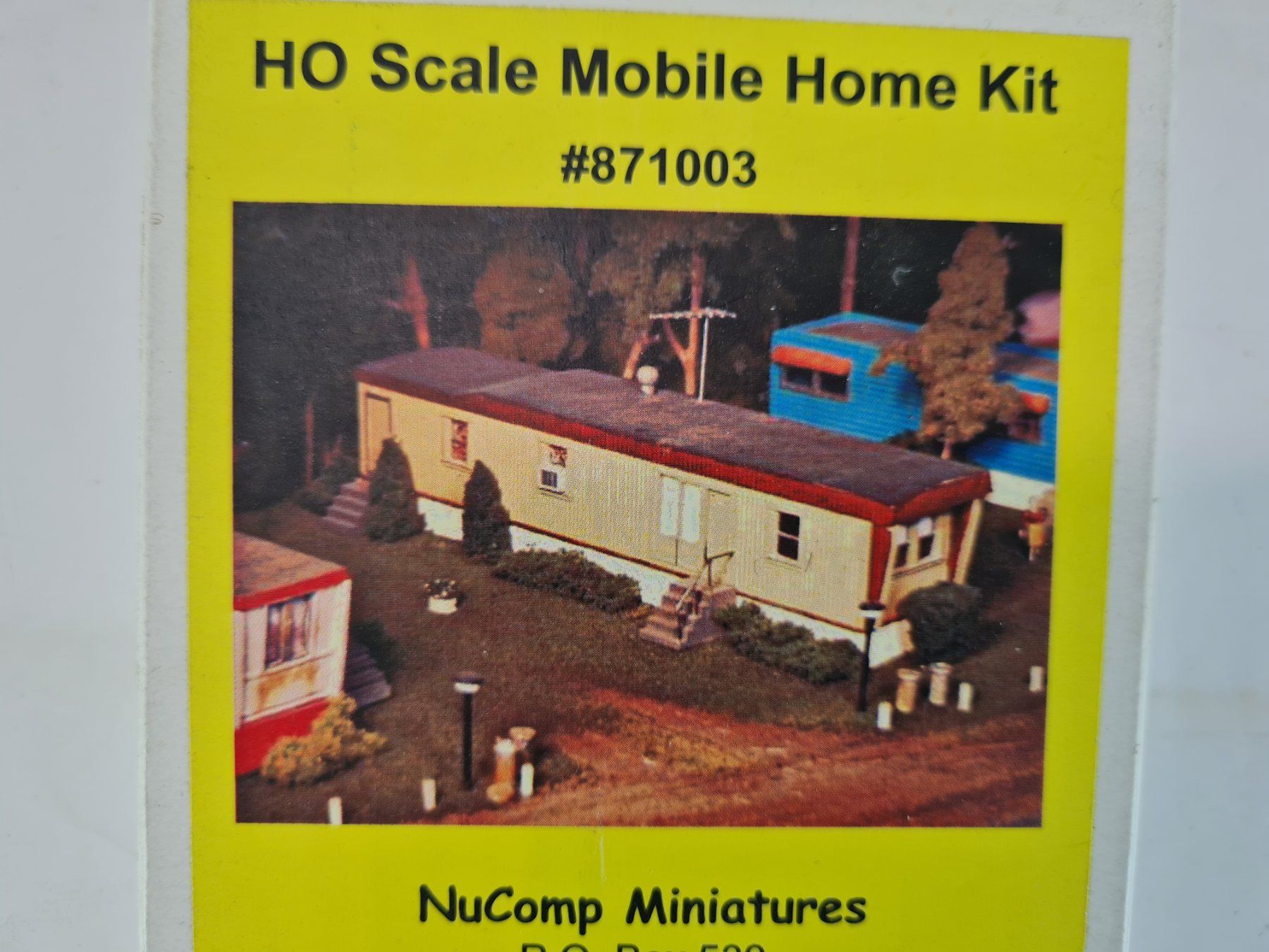 Modellini di ferrovie: NuComp 871003 Mobile Home Kit H0 1:87 – Nuovo (secondo la descrizione) da Blumenstein venduto da Funicorn 1