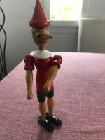 Holz-Pinocchio, Vintage Deko Figur, beweglich,