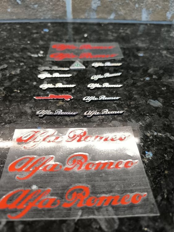 Alfa Romeo Sticker Set - Perfekt für Tuning im Frühling! (Neu und ...