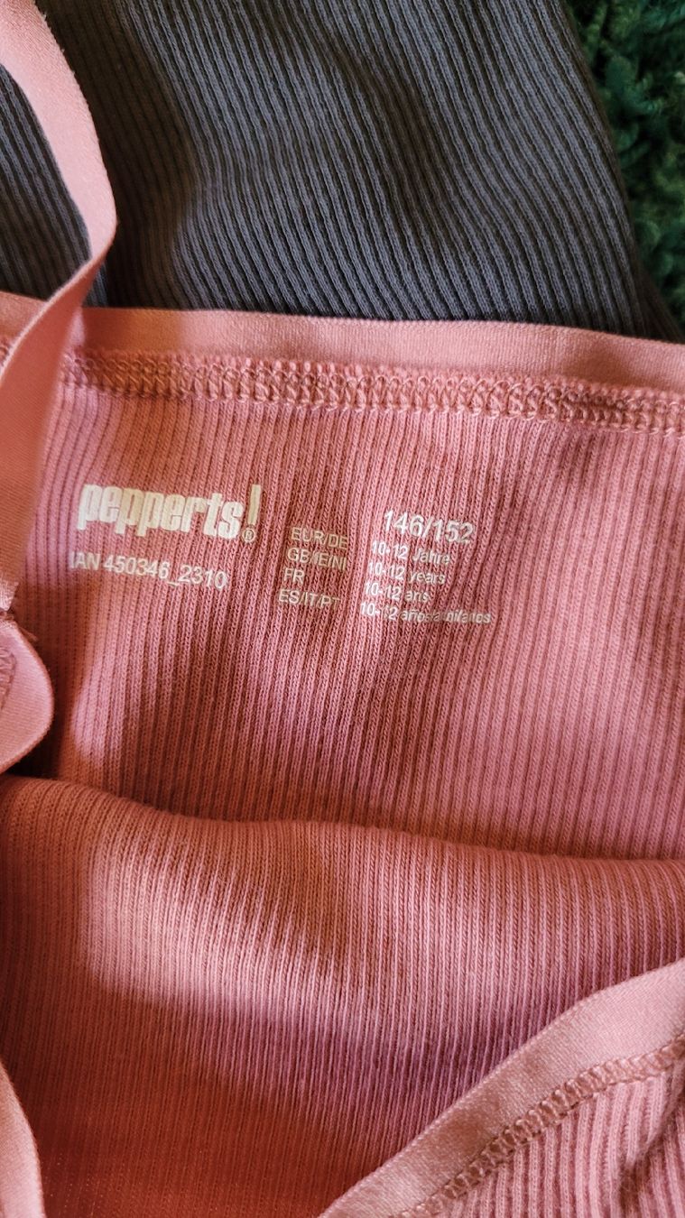 Camicette, T-shirt & Top: 3er Set Ripp-Tops von Pepperts, Gr. 146/152 – Nuovo (secondo la descrizione) da Warth venduto da aussieaussie 2