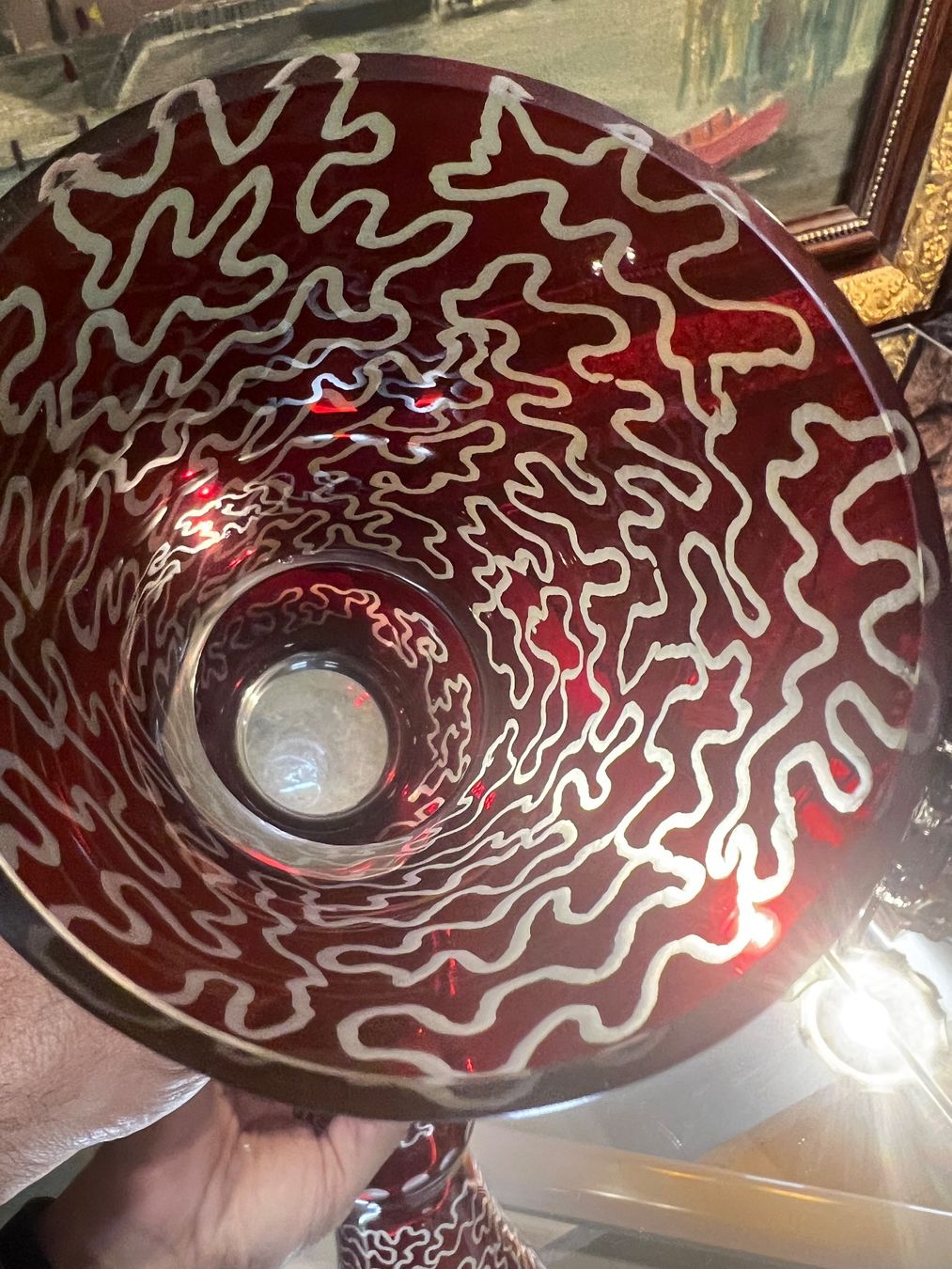 Vasi & Recipienti: Beautiful Bohemian Ruby Red Vase Aktion – Usato da Oberengstringen venduto da Cici7 5