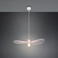 Pendelleuchte, Weiss, 60 cm Ø, Dekorativ