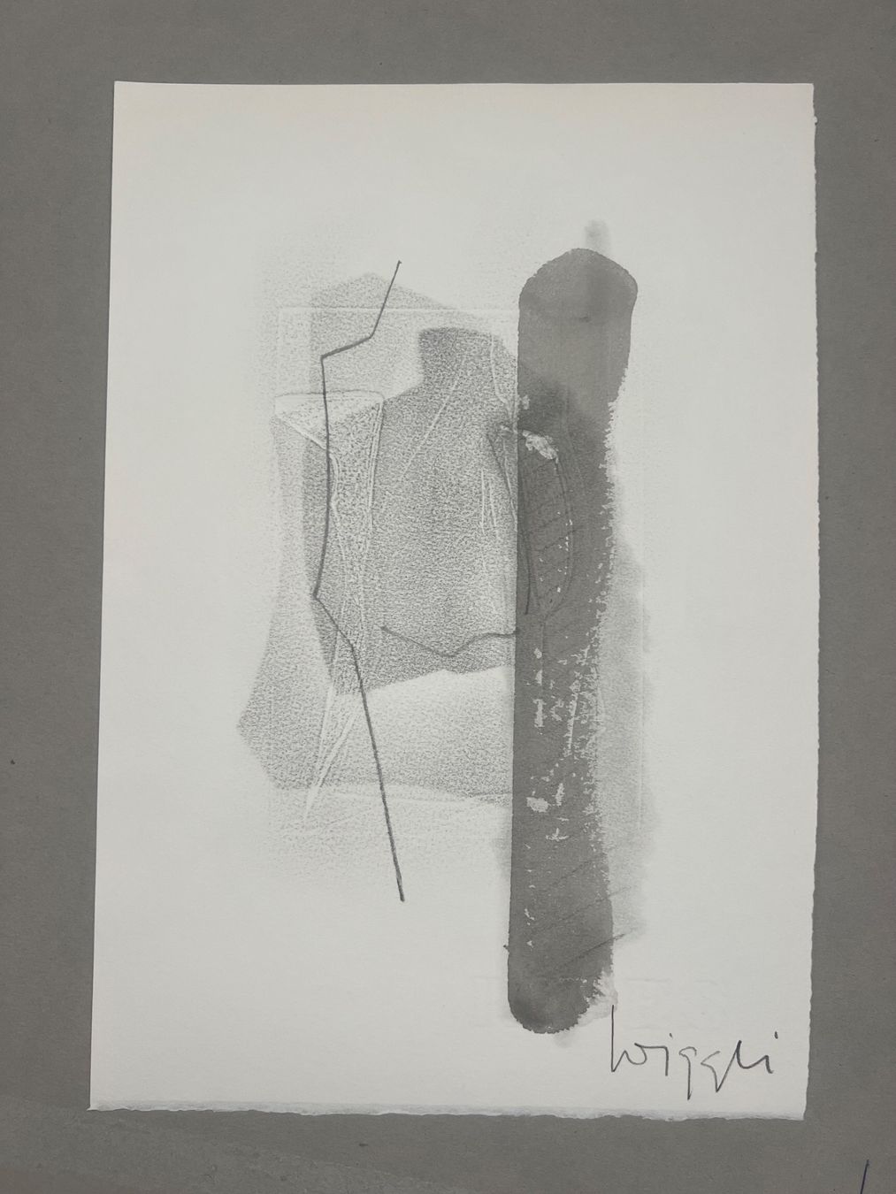 Grafica & Litografie: Oscar Wiggli, handsigniert – Usato da Rain venduto da Pic-Ass 1