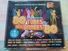 CD 80 tubes des années 80 - 100% Francophones 4 Cds