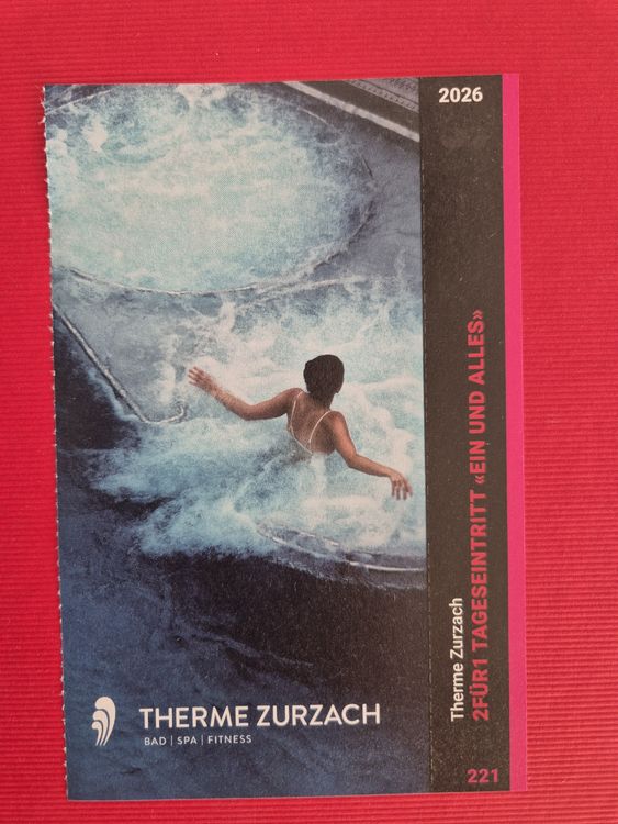 Therme Zurzach 2 für 1 Tageseintritt bis 30.11.2026 🌊 (Neu und ...