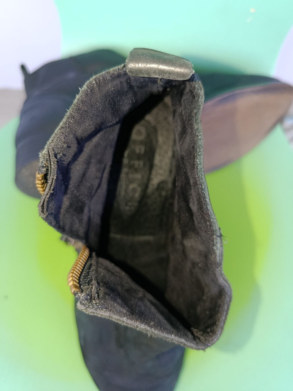 Scarpe da donna: Schwarze Stiefeletten, Leder, Gr. 38 – Usato da Basel venduto da Clay66 5