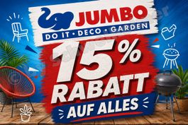 15% JUMBO  Rabatt auf alles inkl. Aktionen ab 50.--