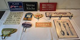 Deko-Schilder Set für die Küche 11-teilig gebraucht Top
