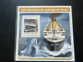 2017 S.Tome Titanic Block postfrisch   (A698)