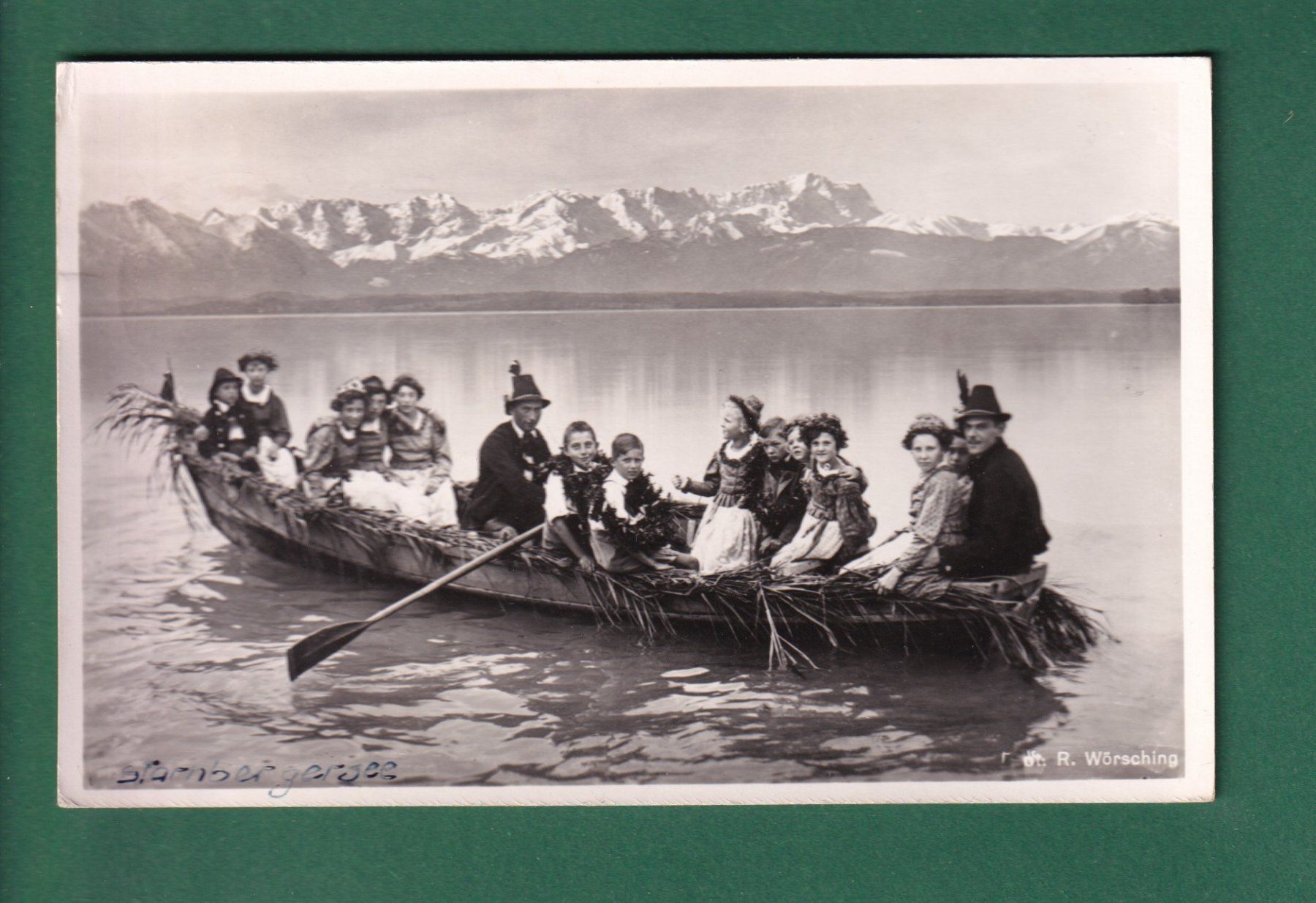 Cartoline postali: STARNBERGERSEE - Boot - 1951 – Usato da Pully venduto da nicecards-shop