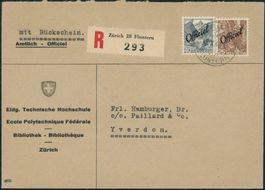 1942 - Bundesverwaltung BVW - Brief - BFr