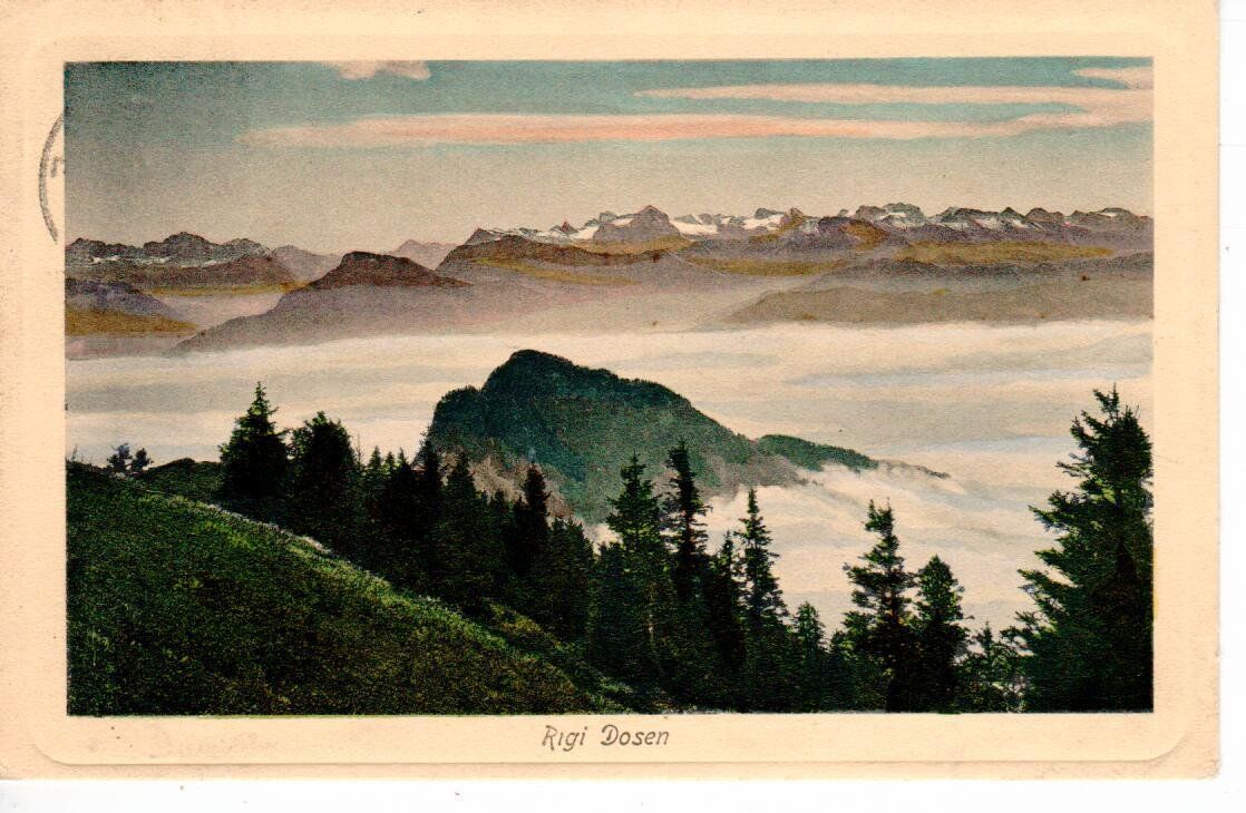 Ansichtskarten: Rigi Dosen 1911 – Gebraucht aus Wolhusen von Curver9