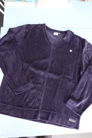 edler Beldona Samt Pullover, Dunkelblau, Gr. M Nachtdress