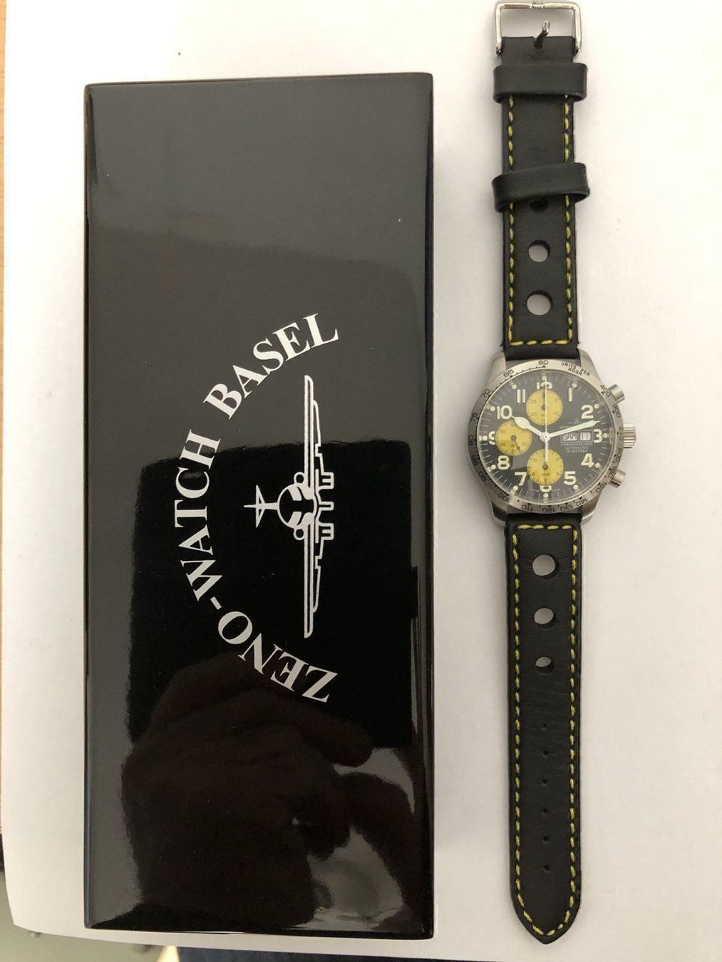Zeno Orologi: NEU - Zeno Pilot Automatic Tachymeter – Nuovo (secondo la descrizione) da Olten venduto da young_marketer