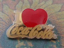 Pins  COCA-COLA  " I Love Coca-Cola "